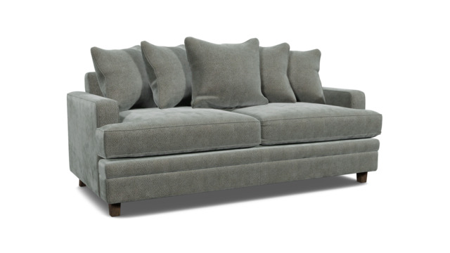 Streatham 3 Seater Scatter Back Sofa Bed grey - image 1