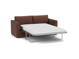 Purple Velvet 3.5 Seater Sofabed - Modern Fold Out Custom Sofa Bed In Easy Clean Velvet - Bromley Range