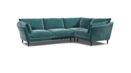 Fitzrovia Medium Corner Sofa teal - thumbnail 1
