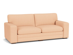 Pink Velvet 3.5 Seater Sofa - Modern Style Custom Sofa In Stain Resistant Velvet - Sloane Range
