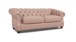 Pink Velvet 3.5 Seater Sofabed - Traditional Fold Out Custom Sofa Bed In Stain Resistant Velvet - Wantage Range