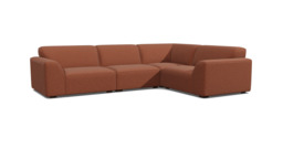 Dalston Medium Corner Sofa red - thumbnail 1