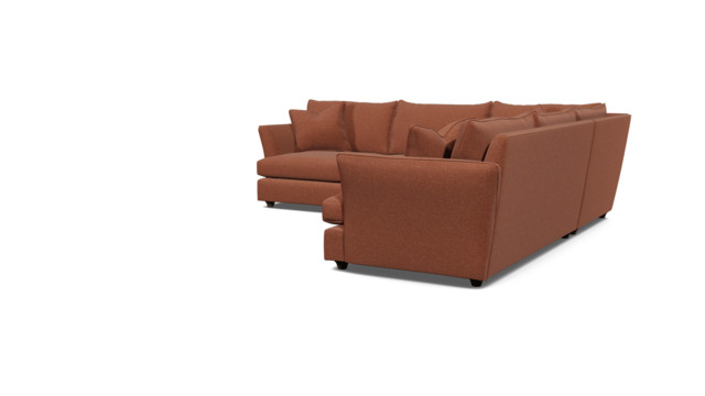 Hampstead Even Sided Corner Sofa red - image 1