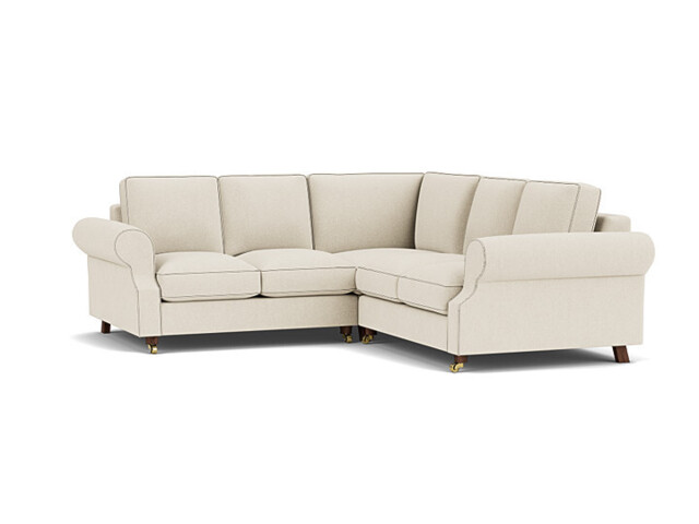 Kendal 2 Seater Corner Sofa Bed white - image 1