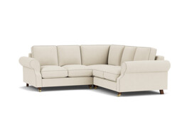 Kendal 2 Seater Corner Sofa Bed white