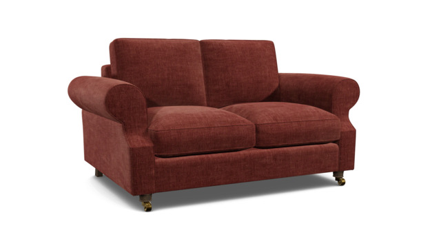 Purple Velvet 2 Seater Sofabed - Traditional Fold Out Custom Sofa Bed In Easy Clean Velvet - Kendal Range - image 1