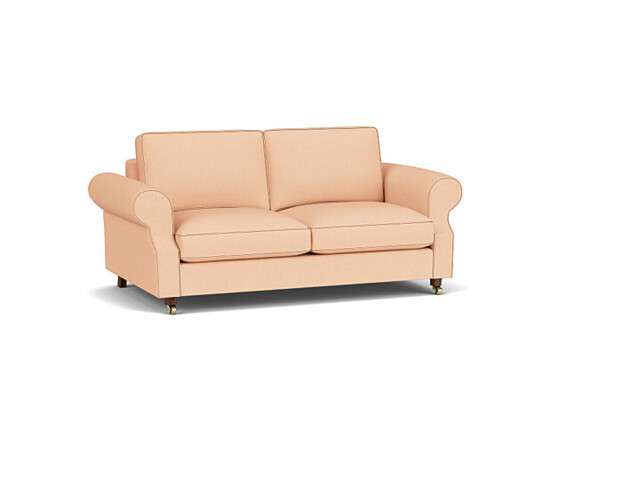 Pink Velvet 3 Seater Sofabed - Traditional Fold Out Custom Sofa Bed In Stain Resistant Velvet - Kendal Range - image 1