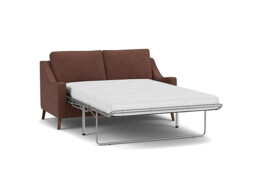 Purple Velvet 3 Seater Sofabed - Modern Fold Out Custom Sofa Bed In Easy Clean Velvet - Weymouth Range - thumbnail 1