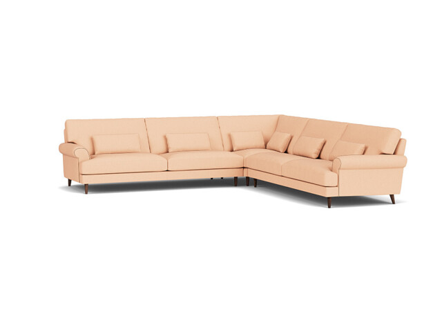 Knightsbridge Even Sided Corner Sofa pink - image 1
