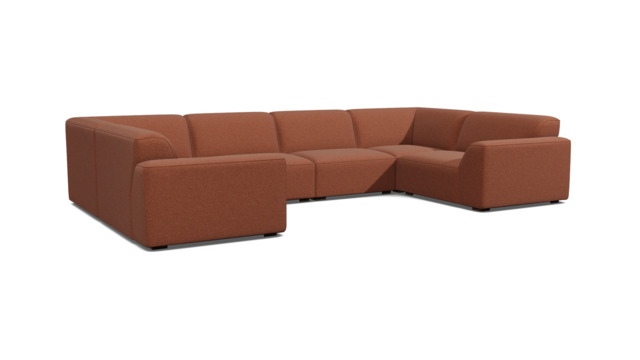 Dalston Large U Shape Sofa red - image 1