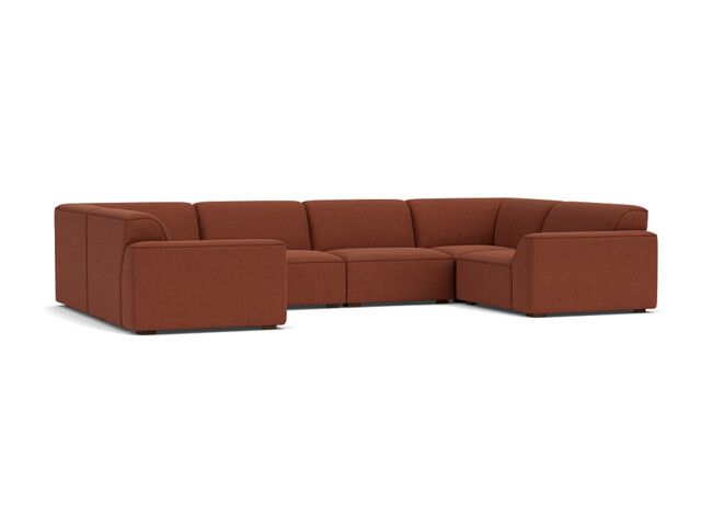 Dalston Large U Shape Sofa red - image 1