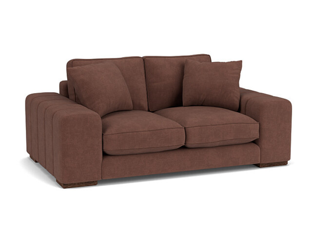 Purple Velvet 2 Seater Sofa - Modern Style Custom Sofa In Easy Clean Velvet - Epping Range - image 1
