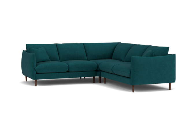 Greenwich Even Sided Corner Sofa teal - image 1