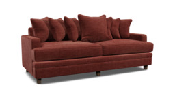 Streatham Scatter Back 3.5 Seater Sofa Bed purple