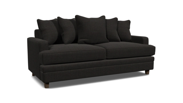 Streatham 3 Seater Scatter Back Sofa Bed black - image 1