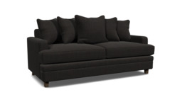 Streatham 3 Seater Scatter Back Sofa Bed black
