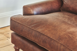Red Velvet 2 Seater Sofa - Modern Style Custom Sofa In Easy Clean Velvet - Whinfell Range - thumbnail 4
