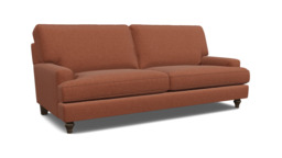 Red Velvet 2 Seater Sofa - Modern Style Custom Sofa In Easy Clean Velvet - Whinfell Range