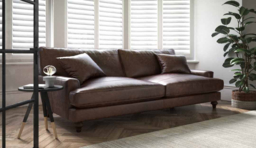 Red Velvet 2 Seater Sofa - Modern Style Custom Sofa In Easy Clean Velvet - Whinfell Range - thumbnail 2