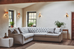 Bakewell 3.5 Seater Corner Sofa Bed teal - thumbnail 4