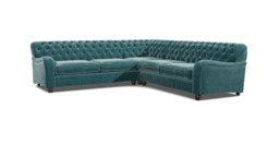 Bakewell 3.5 Seater Corner Sofa Bed teal