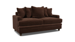 Streatham 2 Seater Scatter Back Sofa Bed brown