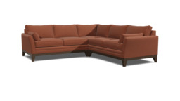 Exmouth 3 Seater Corner Sofa Bed red