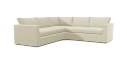 Portland 8 Seater Corner Sofa white - thumbnail 1