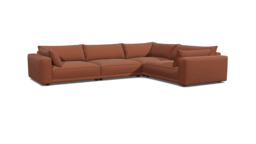 Wimbledon Large Corner Sofa red