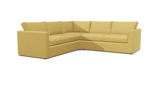 Portland 8 Seater Corner Sofa yellow - image 1