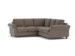 Kendal 2 Seater Corner Sofa Bed brown - thumbnail 1