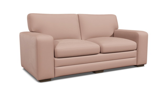 Pink Velvet 3 Seater Sofa - Modern Style Custom Sofa In Stain Resistant Velvet - Sloane Range - image 1