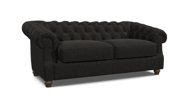 Black Velvet 3 Seater Sofabed - Traditional Fold Out Custom Sofa Bed In Easy Clean Velvet - Wantage Range - image 1