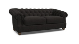 Black Velvet 3 Seater Sofabed - Traditional Fold Out Custom Sofa Bed In Easy Clean Velvet - Wantage Range - thumbnail 1