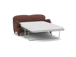 Purple Velvet 3 Seater Sofabed - Traditional Fold Out Custom Sofa Bed In Easy Clean Velvet - Lincoln Range - thumbnail 1