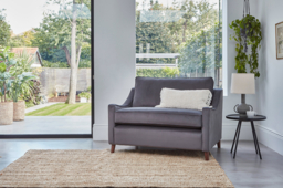 Pink Velvet 2 Seater Sofa - Modern Style Custom Sofa In Stain Resistant Velvet - Weymouth Range - thumbnail 9