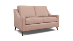 Pink Velvet 2 Seater Sofa - Modern Style Custom Sofa In Stain Resistant Velvet - Weymouth Range