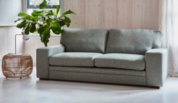 Cream Fabric 2.5 Seater Sofabed - Modern Fold Out Custom Sofa Bed - Sloane Range - thumbnail 6