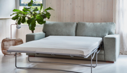 Cream Fabric 2.5 Seater Sofabed - Modern Fold Out Custom Sofa Bed - Sloane Range - thumbnail 5
