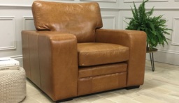 Cream Fabric Armchair - Modern Accent Custom Arm Chair - Sloane Range - thumbnail 2