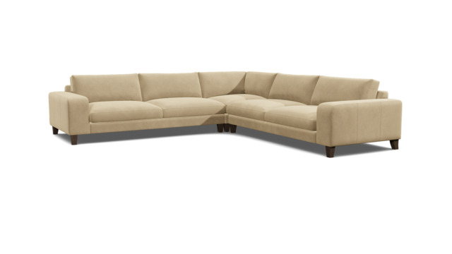 Kingly Large Corner Sofa cream - image 1