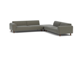 Hambledon Large Open Corner Sofa grey