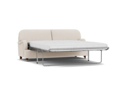 Cream Fabric 4 Seater Sofabed - Traditional Fold Out Custom Sofa Bed - Helston Range