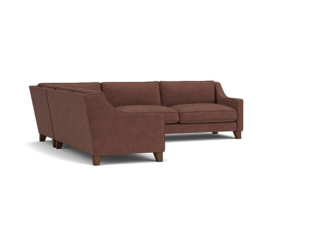 Purple 4 Seater Corner Sofa - Modern Style Fabric Luxury Premium Corner Sofa - Banbury Range - image 1