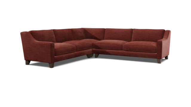 Purple 4 Seater Corner Sofa - Modern Style Fabric Luxury Premium Corner Sofa - Banbury Range - image 1