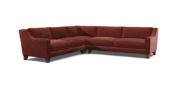 Purple 4 Seater Corner Sofa - Modern Style Fabric Luxury Premium Corner Sofa - Banbury Range