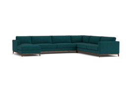 Darwin Serene U-Shape Corner Sofa - Teal - Darlings of Chelsea
