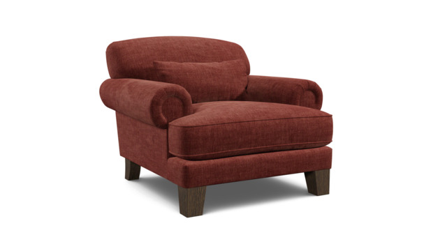 Purple Velvet Ladies Armchair - Traditional Ladies Custom Arm Chair In Easy Clean Velvet - Thatcham Range - image 1