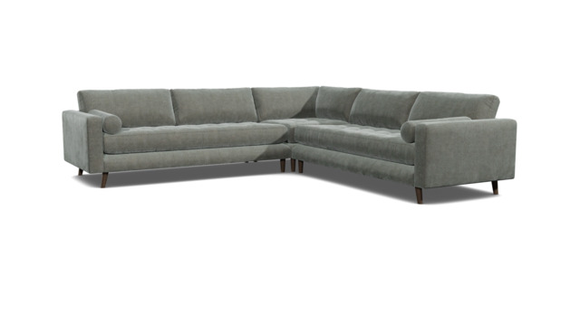Shoreditch Large Corner Sofa grey - image 1