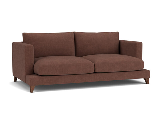 Purple Velvet 4 Seater Sofa - Modern Style Custom Sofa In Easy Clean Velvet - Holland Range - image 1